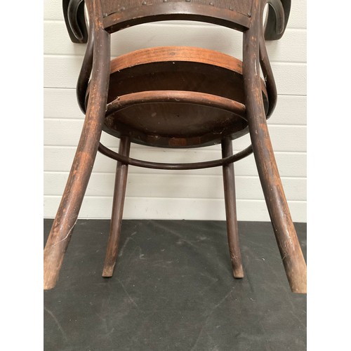 505 - VINTAGE BENTWOOD ARMCHAIR