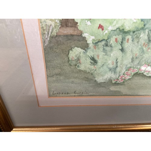 515 - 4 MODERN FRAMED WATERCOLOURS (LARGEST 21” x 17”)