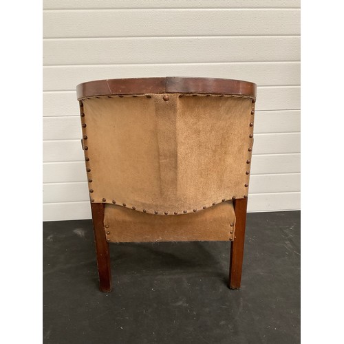 526 - VINTAGE UPHOLSTERED ARMCHAIR