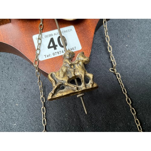 40 - REPRODUCTION MAN OF THE WORLD WALL CLOCK