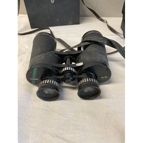 5 - TWO PAIRS OF CASED FIELD BINOCULARS