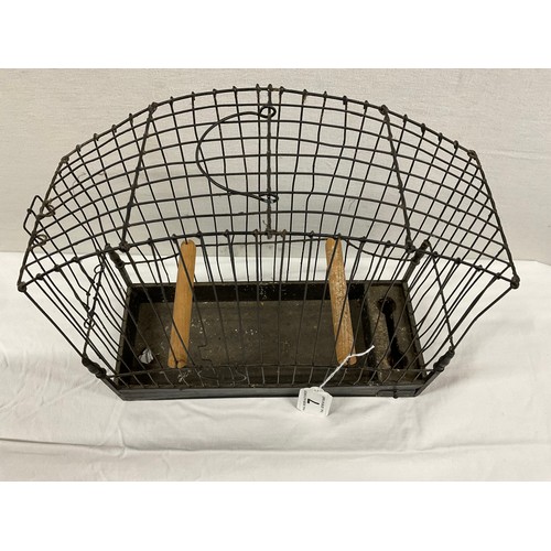 7 - SMALL VINTAGE BIRD CAGE