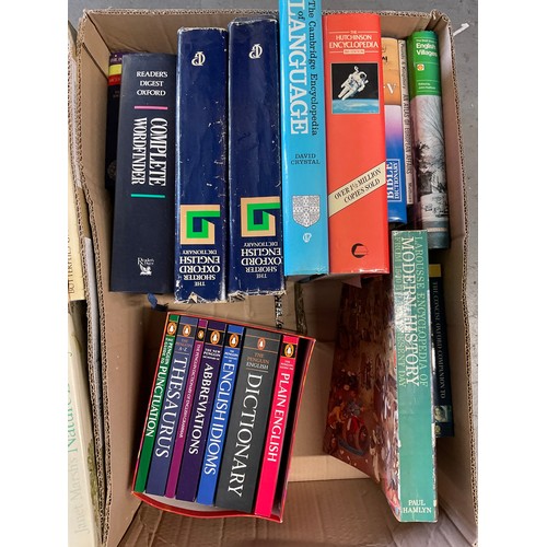 15 - THREE BOXES OF BOOKS TO INCLUDE GARDENING, WILDLIFE ETC