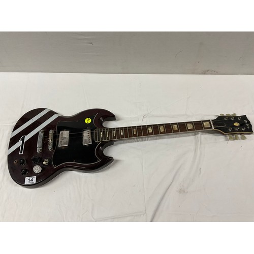 14 - SIX STRING  ORFEO ELECTRIC GUITAR A-F