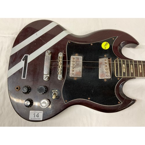 14 - SIX STRING  ORFEO ELECTRIC GUITAR A-F