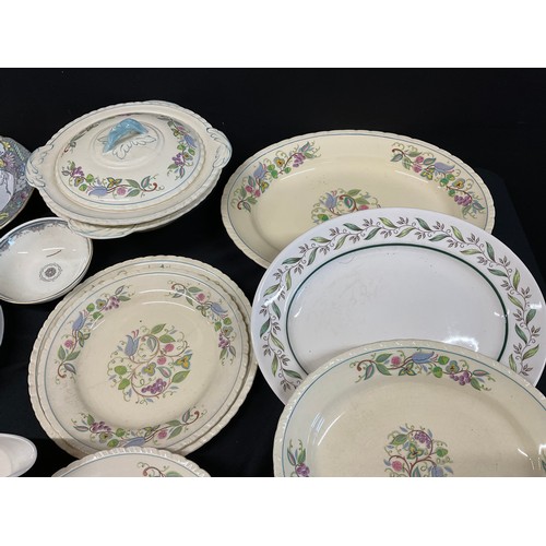 17 - TWO BOXES OF CHINA TO INCLUDE PORT MEIRION , ROYAL DOULTON ETC