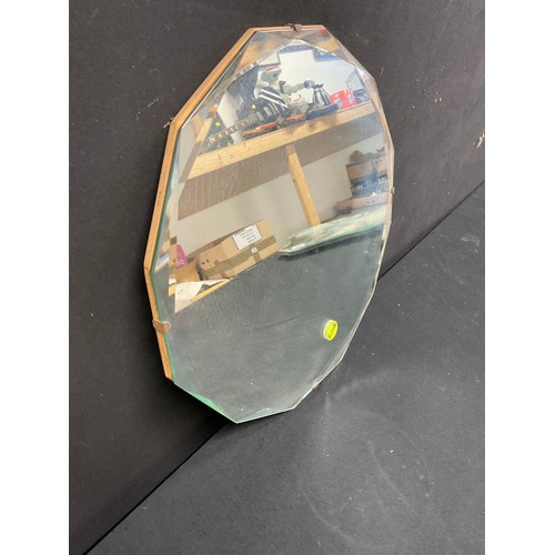 20 - FOUR VINTAGE BEVELLED EDGE WALL MIRRORS