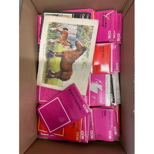 27 - TWO BOXES OF BOOKS TO INCLUDE ART, WATERCOLORS ETC AND A BOX OF ORDNANCE SURVEY MAPS