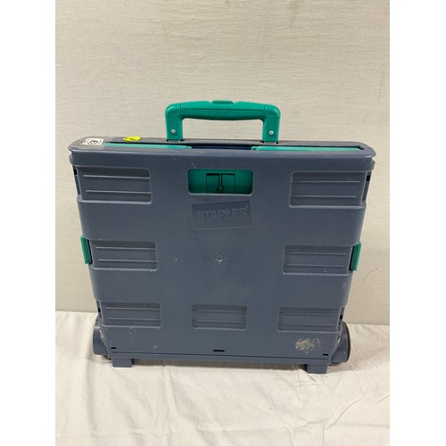 69 - FOLDING CARRY BOX ON WHEELS