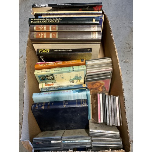 308 - TWO BOXES OF BOOKS TO INCLUDE FISHING, BIRDS, ANIMALS ETC