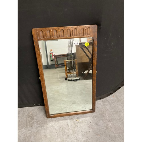 482 - QUANTITY OF WALL MIRRORS TO INCLUDE AN OAK FRAMED DRESSING TABLE MIRROR ETC