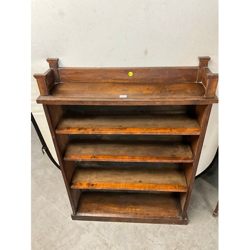 508 - OAK FIVE TIER BOOK CASE A/F H51