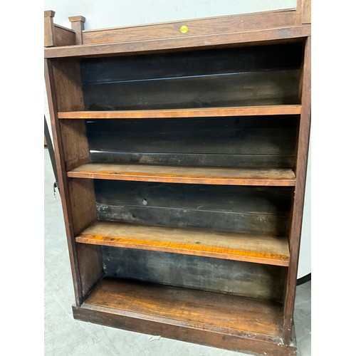 508 - OAK FIVE TIER BOOK CASE A/F H51