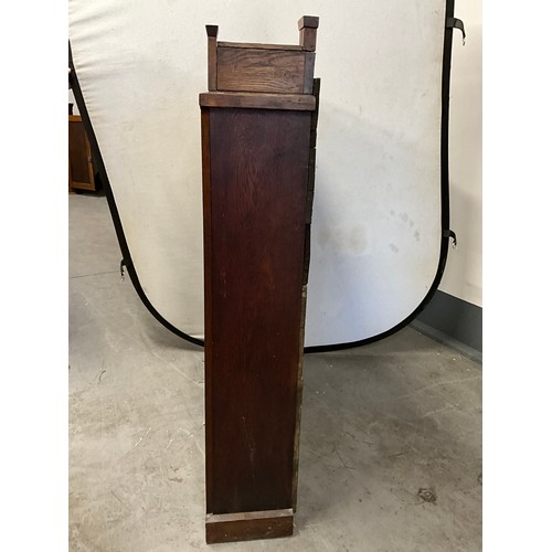 508 - OAK FIVE TIER BOOK CASE A/F H51