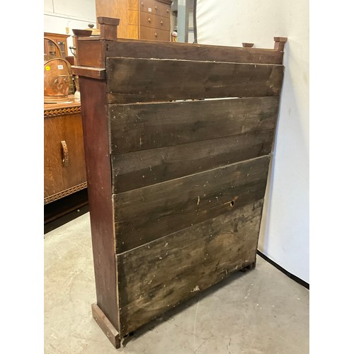 508 - OAK FIVE TIER BOOK CASE A/F H51