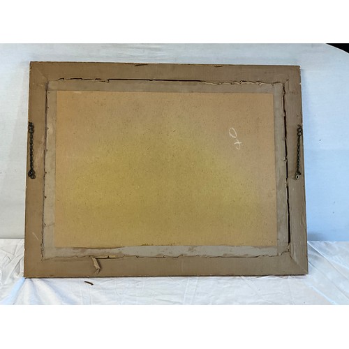 510 - VINTAGE GILT FRAMED WATERCOLOR SIGNED M. BROOMHEAD