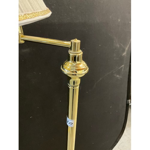 520 - BRASS EFFECT STANDARD LAMP