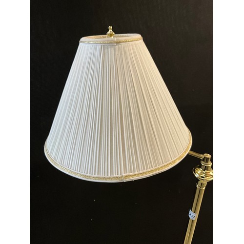 520 - BRASS EFFECT STANDARD LAMP