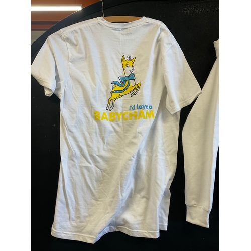 32A - LIMITED EDITION BABYCHAM ADVERTISING HOODIE AND MATCHING T-SHIRT