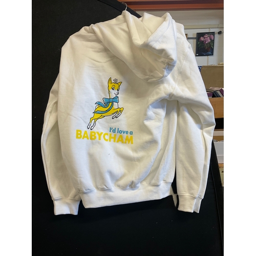 32A - LIMITED EDITION BABYCHAM ADVERTISING HOODIE AND MATCHING T-SHIRT