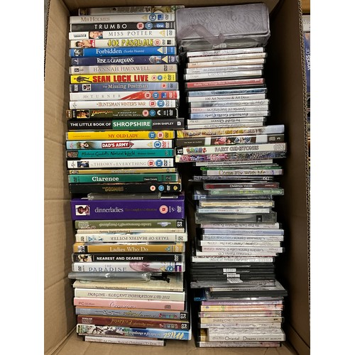 23 - BOX OF DVDS AND CDS