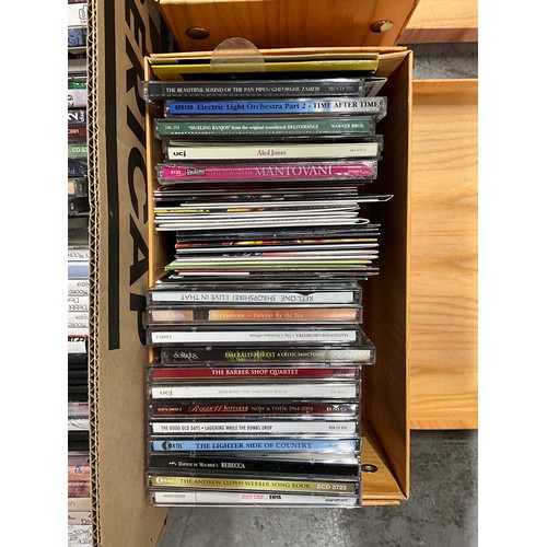 23 - BOX OF DVDS AND CDS