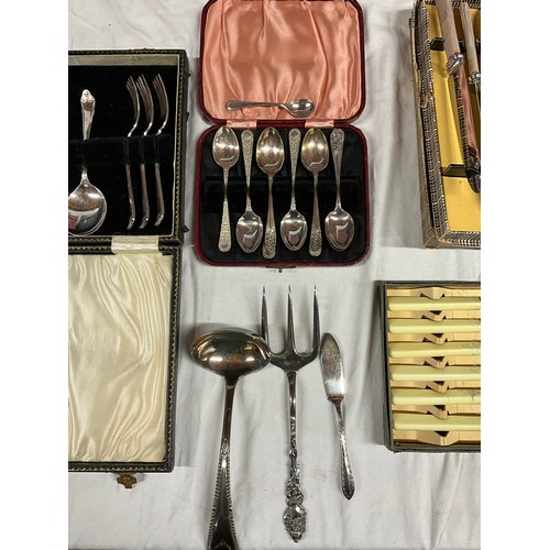 47 - QUANTIY OF CUTLERY TO INCLUDE BOXED EXAMPLES