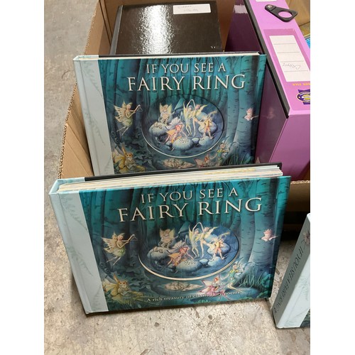 224 - QUANTITY OF CRAFT ITEMS AND FOUR BOOKS OF FAIRY POEMS
