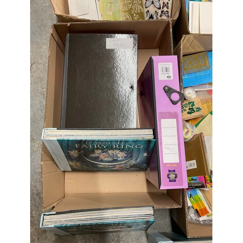 224 - QUANTITY OF CRAFT ITEMS AND FOUR BOOKS OF FAIRY POEMS