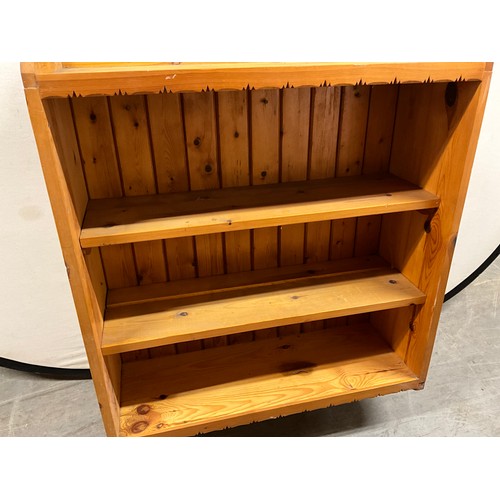 401 - MODERN PINE KITCHEN WALL SHELF UNIT W31