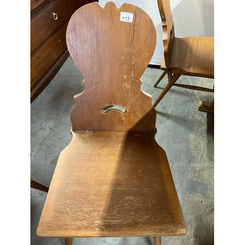 403 - LARGE PINE REFECTORY STYLE DINING TABLE W29
