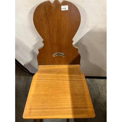 403 - LARGE PINE REFECTORY STYLE DINING TABLE W29