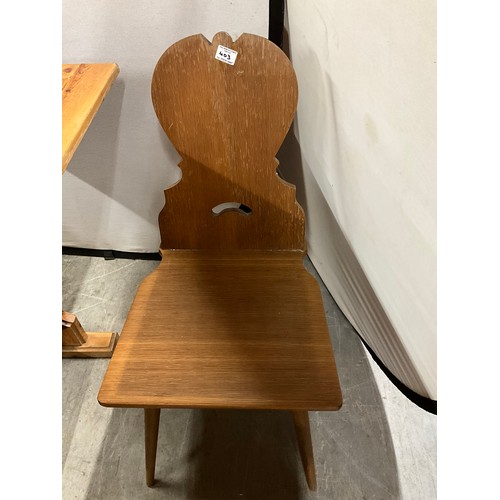 403 - LARGE PINE REFECTORY STYLE DINING TABLE W29