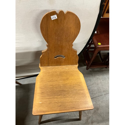 403 - LARGE PINE REFECTORY STYLE DINING TABLE W29