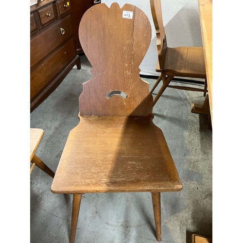 403 - LARGE PINE REFECTORY STYLE DINING TABLE W29