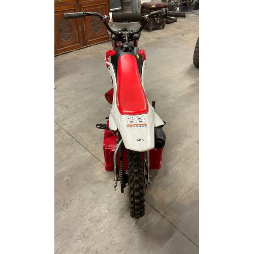 405 - HONDA 110 CRF FOUR-STROKE CHILDS SCRAMBLER FULLY WORKING . THIS IS NOT THE FUEL INJECTION MODEL ; AN... 