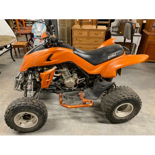 406 - DINLI CHINESE IMPORT 450CC QUAD BIKE FOUR-STROKE Q PLATE REQUIRES MOT