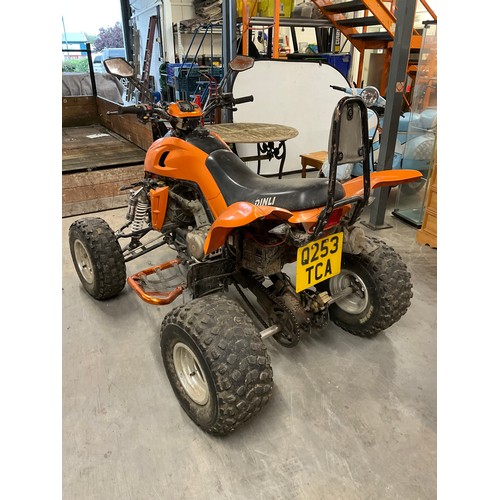 406 - DINLI CHINESE IMPORT 450CC QUAD BIKE FOUR-STROKE Q PLATE REQUIRES MOT