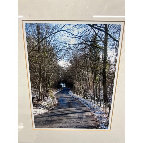 11 - FIVE FRAMED PHOTOGRAPHIC COUNTRYSIDE SCENES A/F