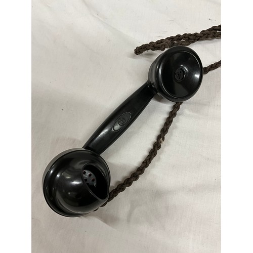 23 - VINTAGE BLACK BAKELITE TELEPHONE