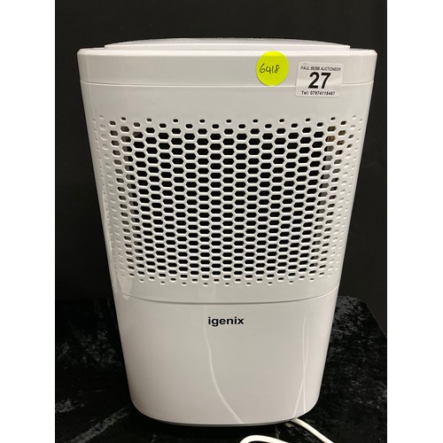 27 - IGENIX DEHUMIDIFIER