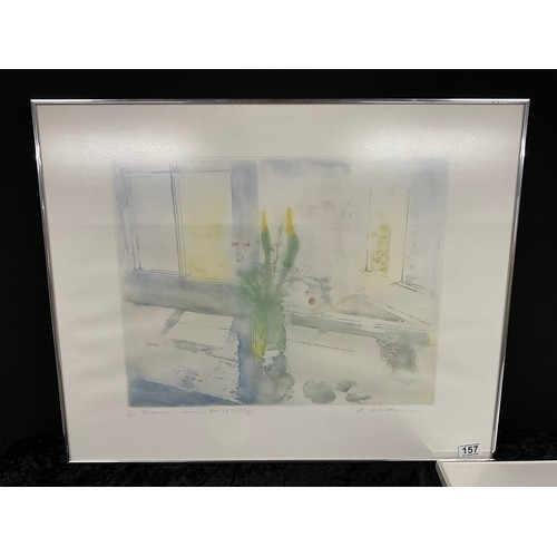 157 - PAIR OF SIGNED WATERCOLOR PRINTS LIMITED EDITION SIGNED D WILKINSON ONE ENTITLED SPRING MORNING AND ... 