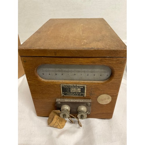 184 - QUANTITY OF VINTAGE ELETRICAL AND MECHANICAL EQUIPMENT TO INCLUDE GALVANOMETER ETC