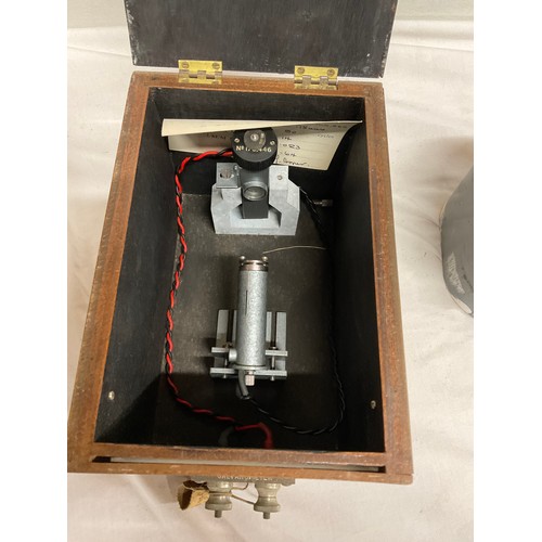 184 - QUANTITY OF VINTAGE ELETRICAL AND MECHANICAL EQUIPMENT TO INCLUDE GALVANOMETER ETC