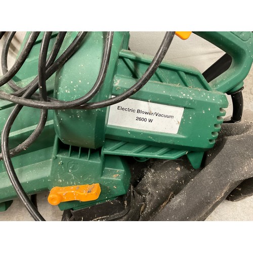 251 - ELECTRICAL FLYMO STRIMMER AND  ELECTRIC VACUUM BLOWER A/F