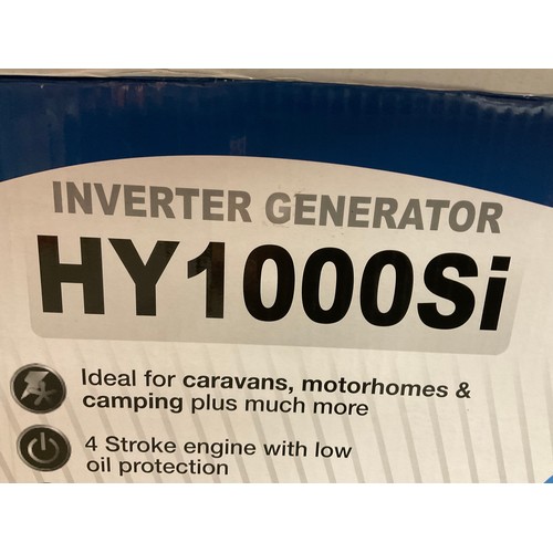 255 - HYUNDAI INVERTER GENERATOR REFERENCE HY1000SI NEW IN BOX