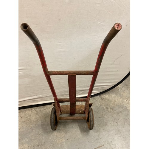 256 - VINTAGE METAL STACKER TROLLEY