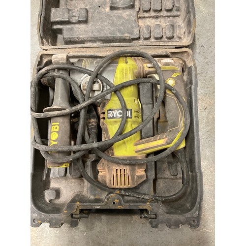 260 - RYOBI ELECTRIC HAMMER/BREAKER DRILL IN CARRY CASE