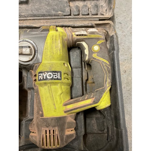 260 - RYOBI ELECTRIC HAMMER/BREAKER DRILL IN CARRY CASE