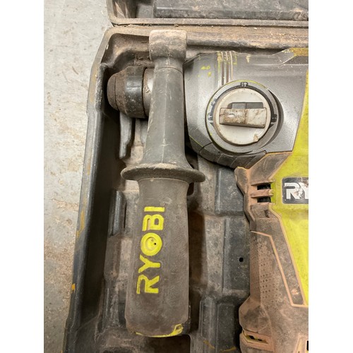 260 - RYOBI ELECTRIC HAMMER/BREAKER DRILL IN CARRY CASE